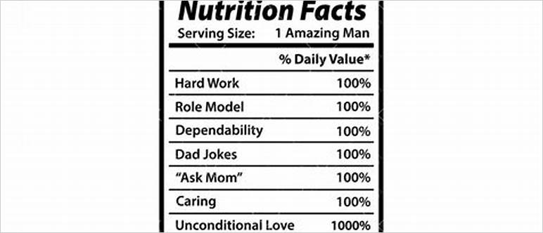 Dad nutritional facts